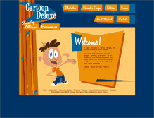 Tablet Screenshot of cartoondeluxe.com